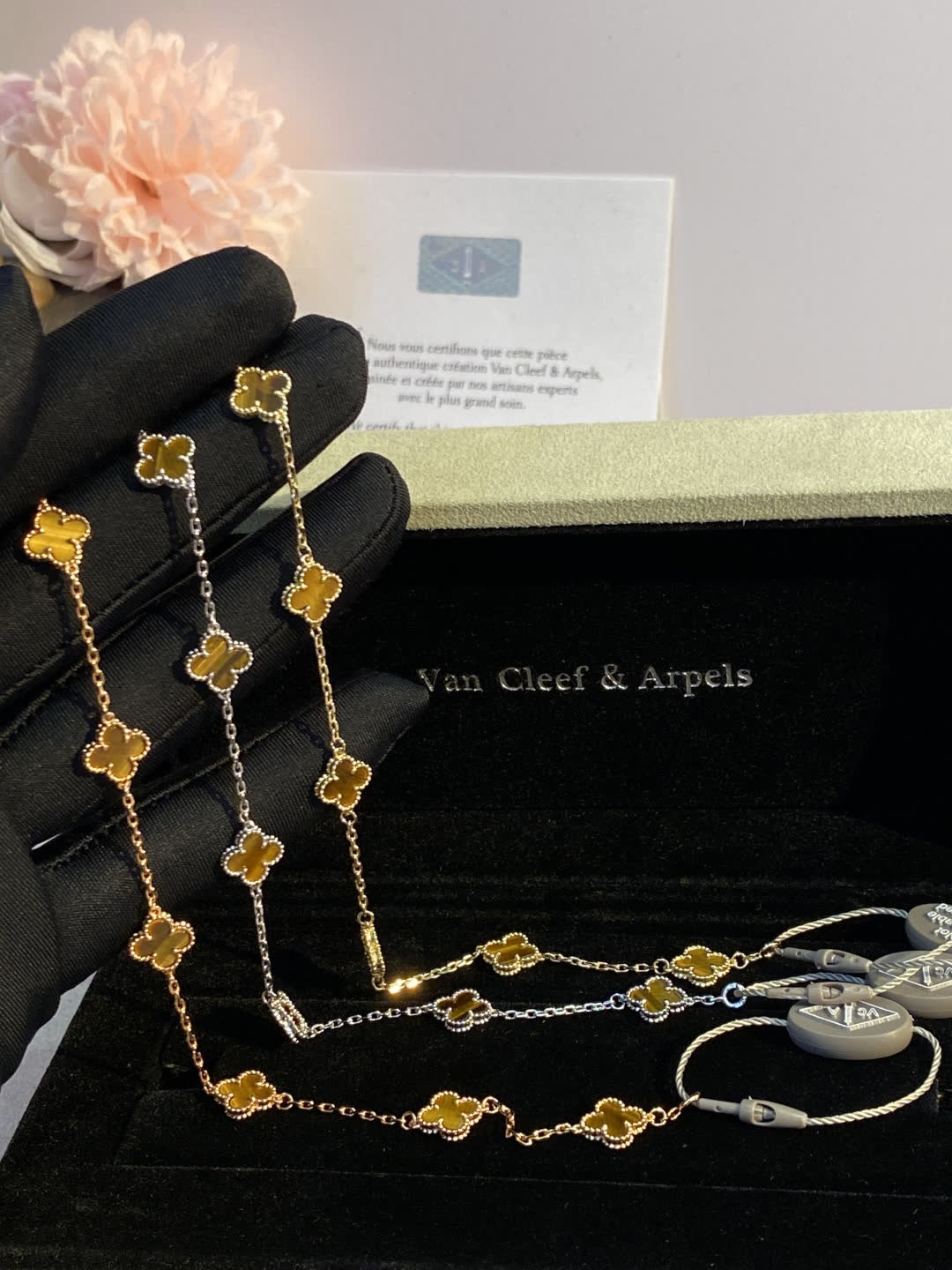 Van Cleef & Arpels Alhambra Yellow Gold Necklace
